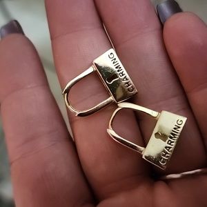 Gold-plated sterling silver 925 earrings